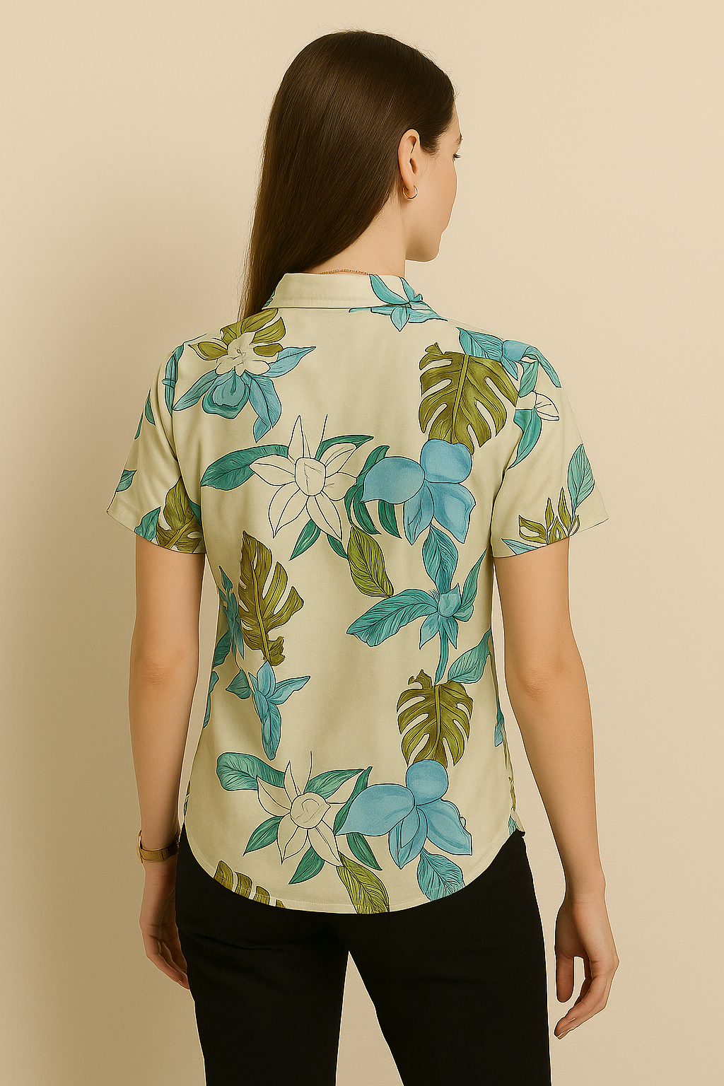 Short-Sleeve Button-Up Shirt