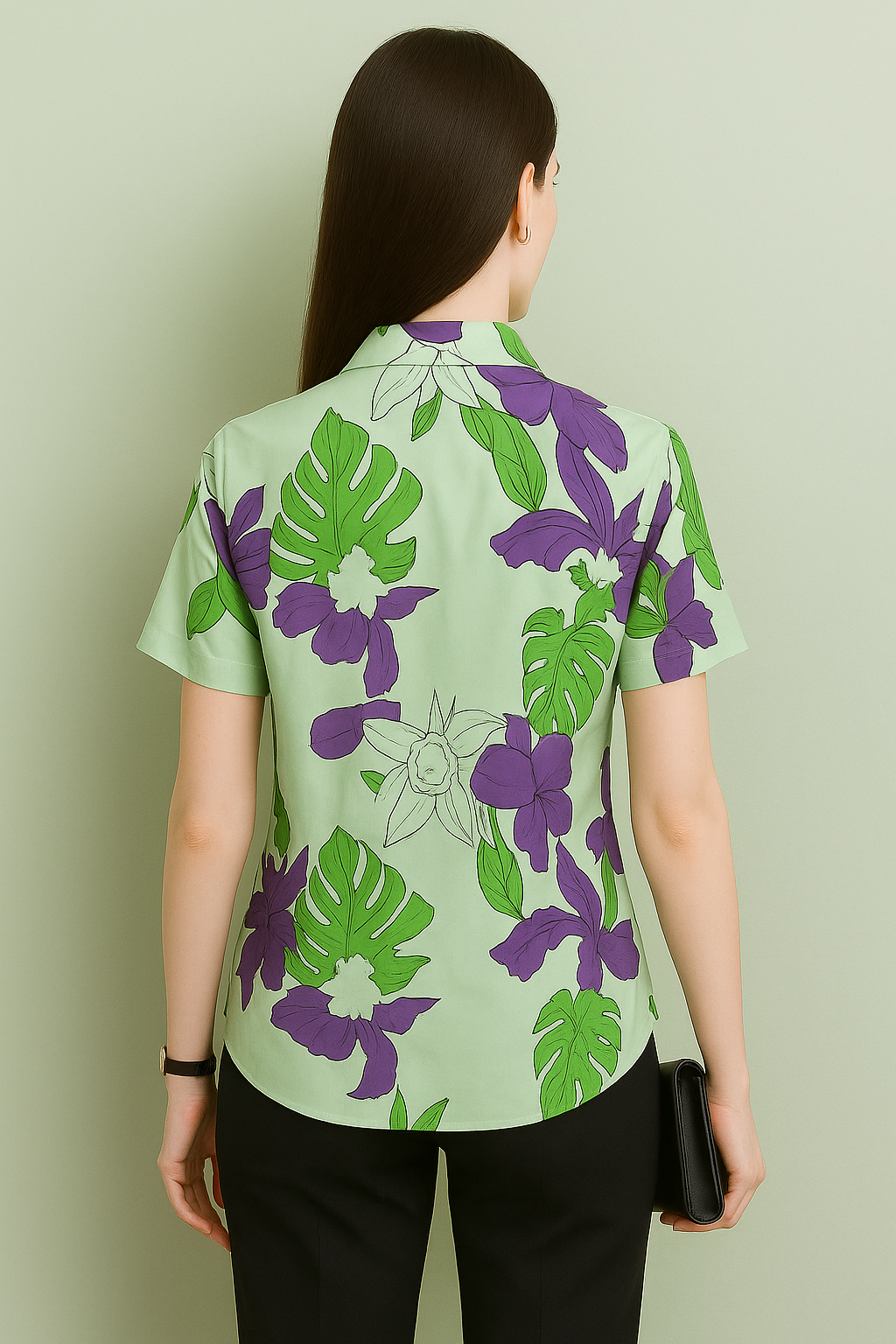 Short-Sleeve Button-Up Shirt