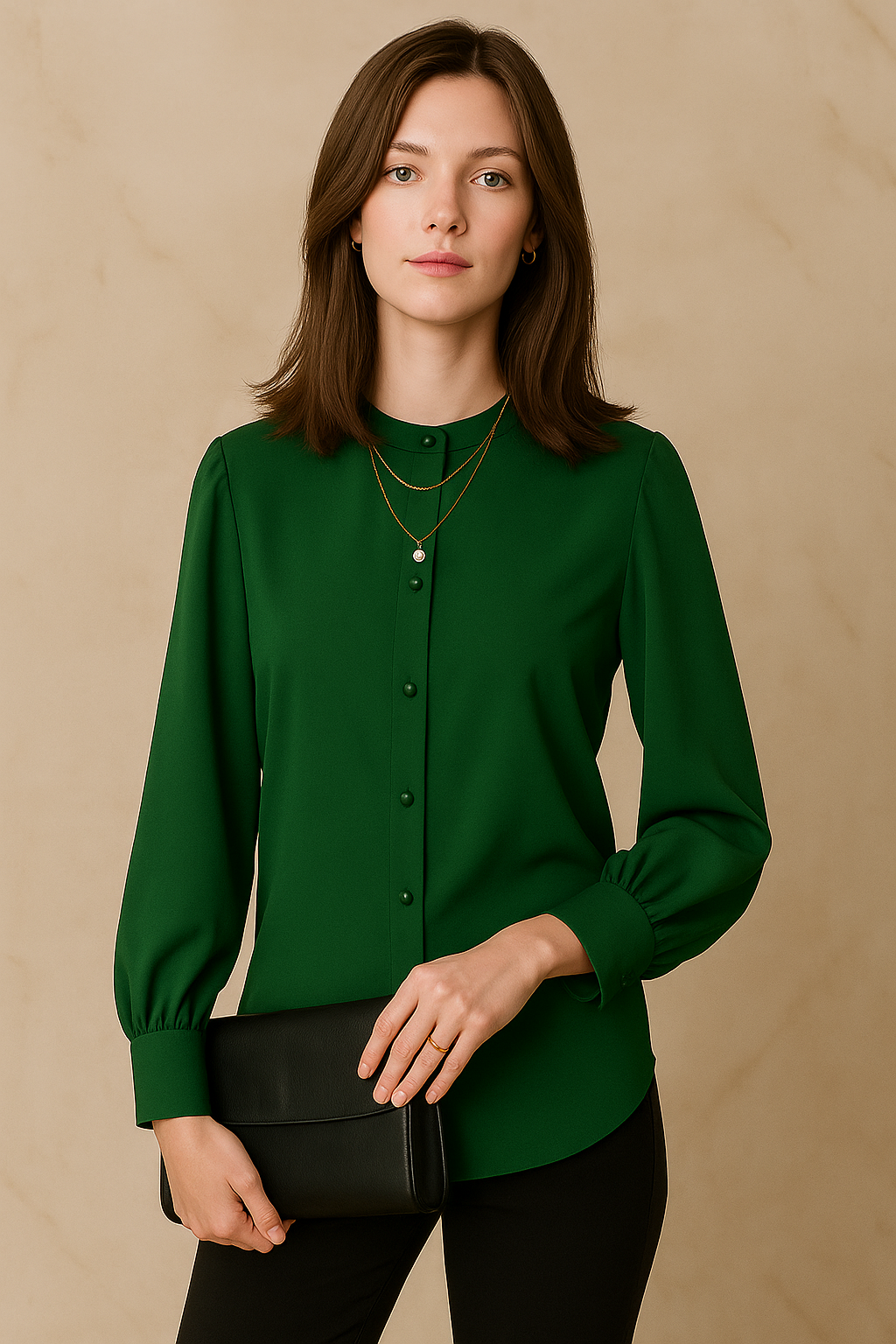 Green Button Down Shirt