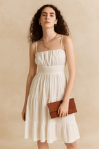 Timeless Gathered Bodice Dress