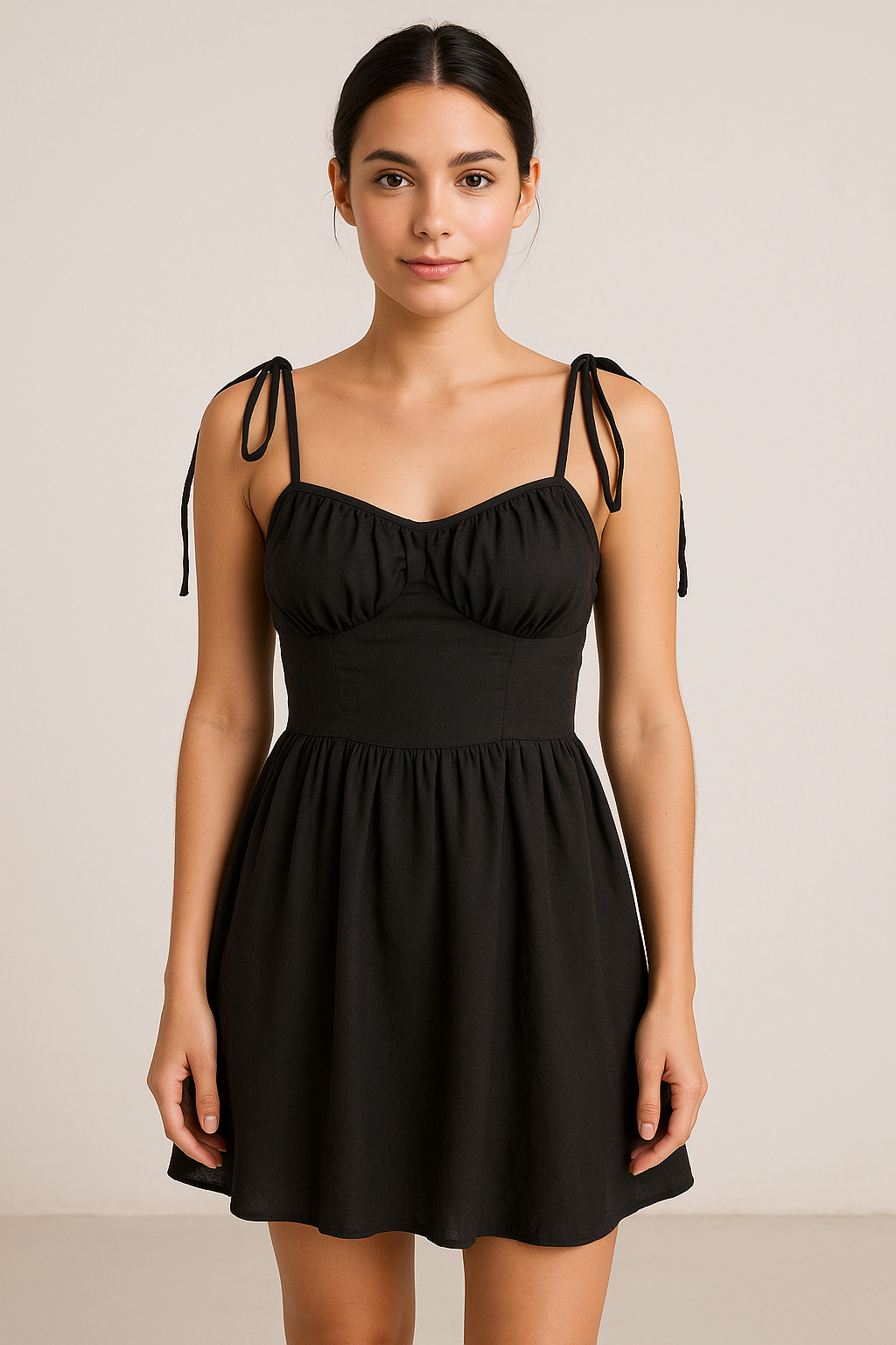 Bow-Tie Shoulder Dress