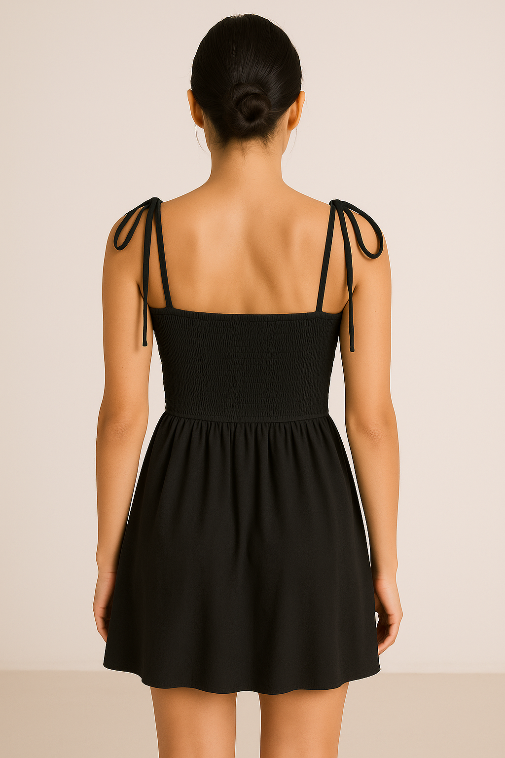 Bow-Tie Shoulder Dress