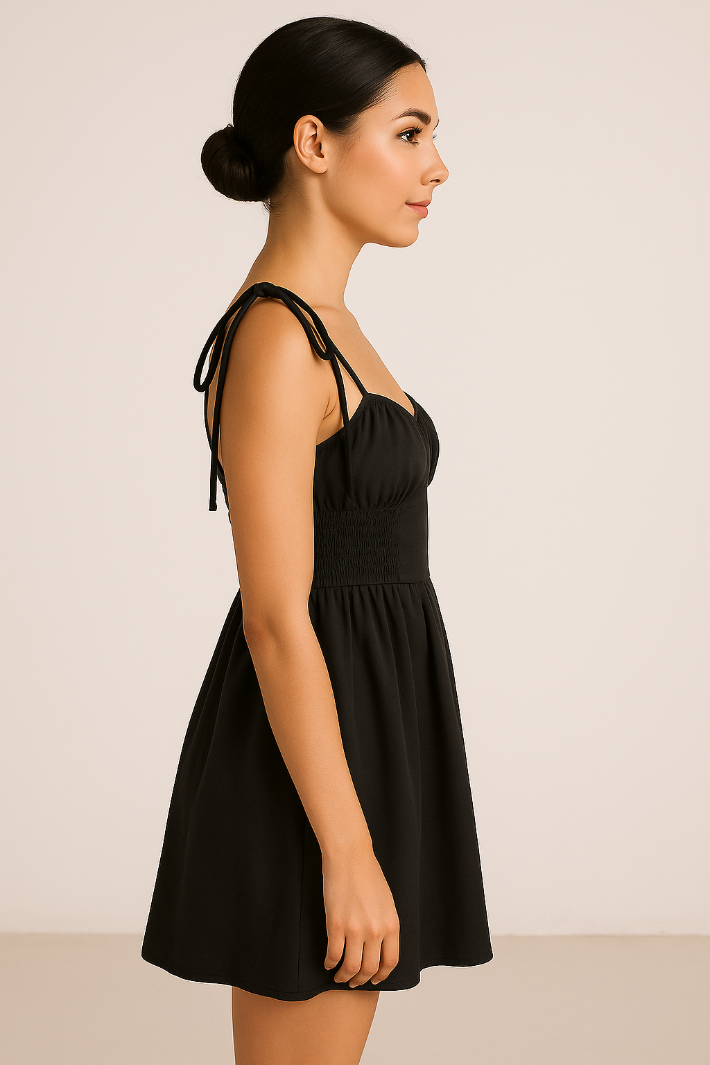 Bow-Tie Shoulder Dress