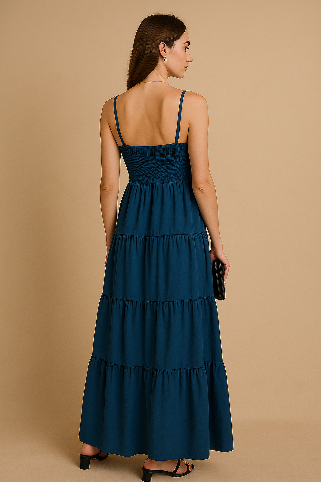 Elegant  Smocked Dress