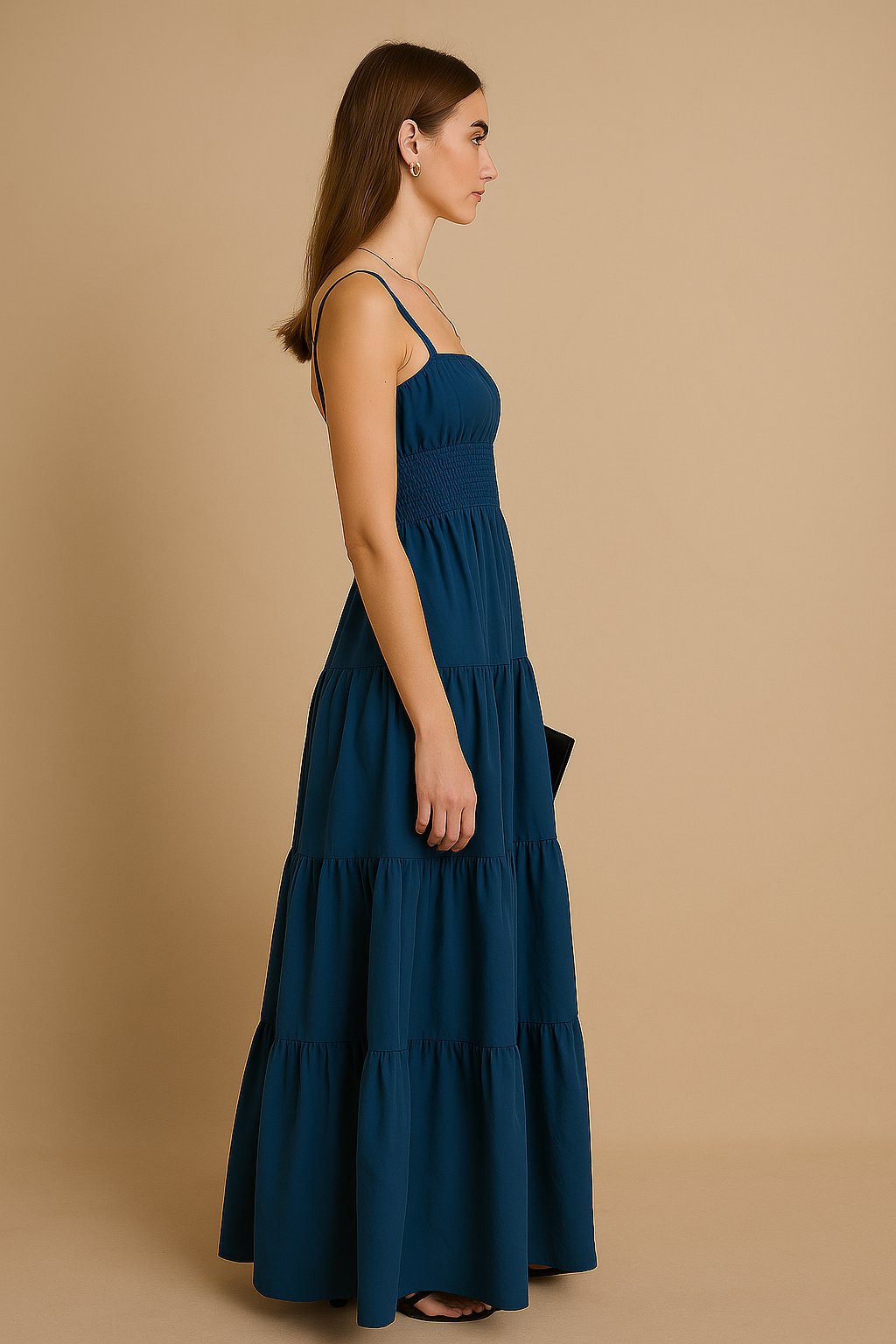 Elegant  Smocked Dress