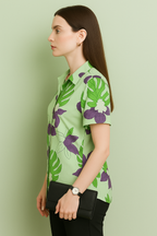 Short-Sleeve Button-Up Shirt
