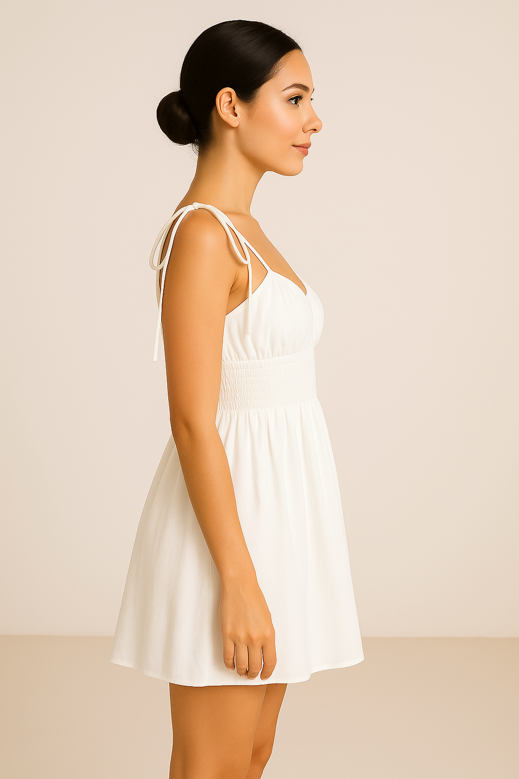 Bow-Tie Shoulder Dress