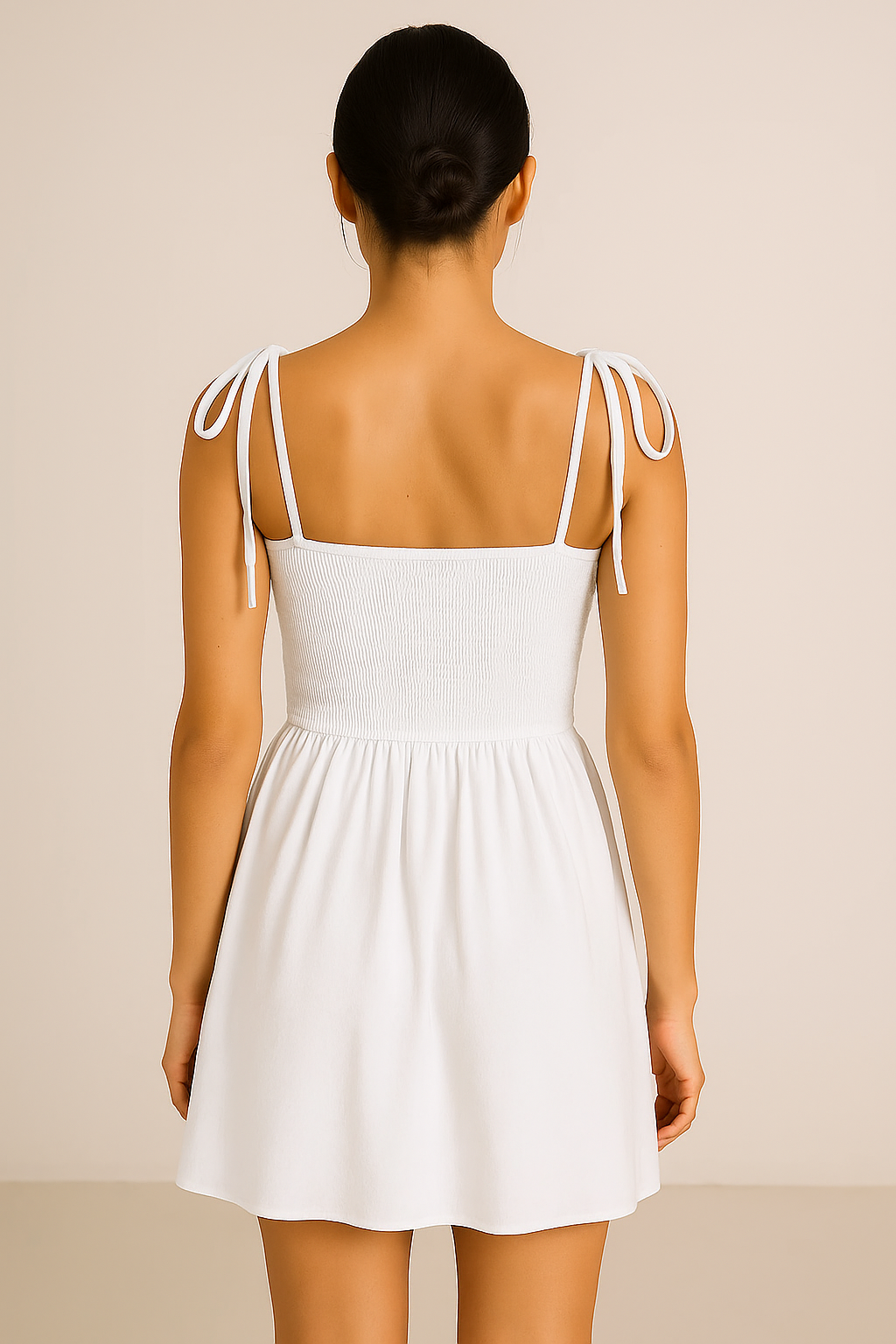 Bow-Tie Shoulder Dress