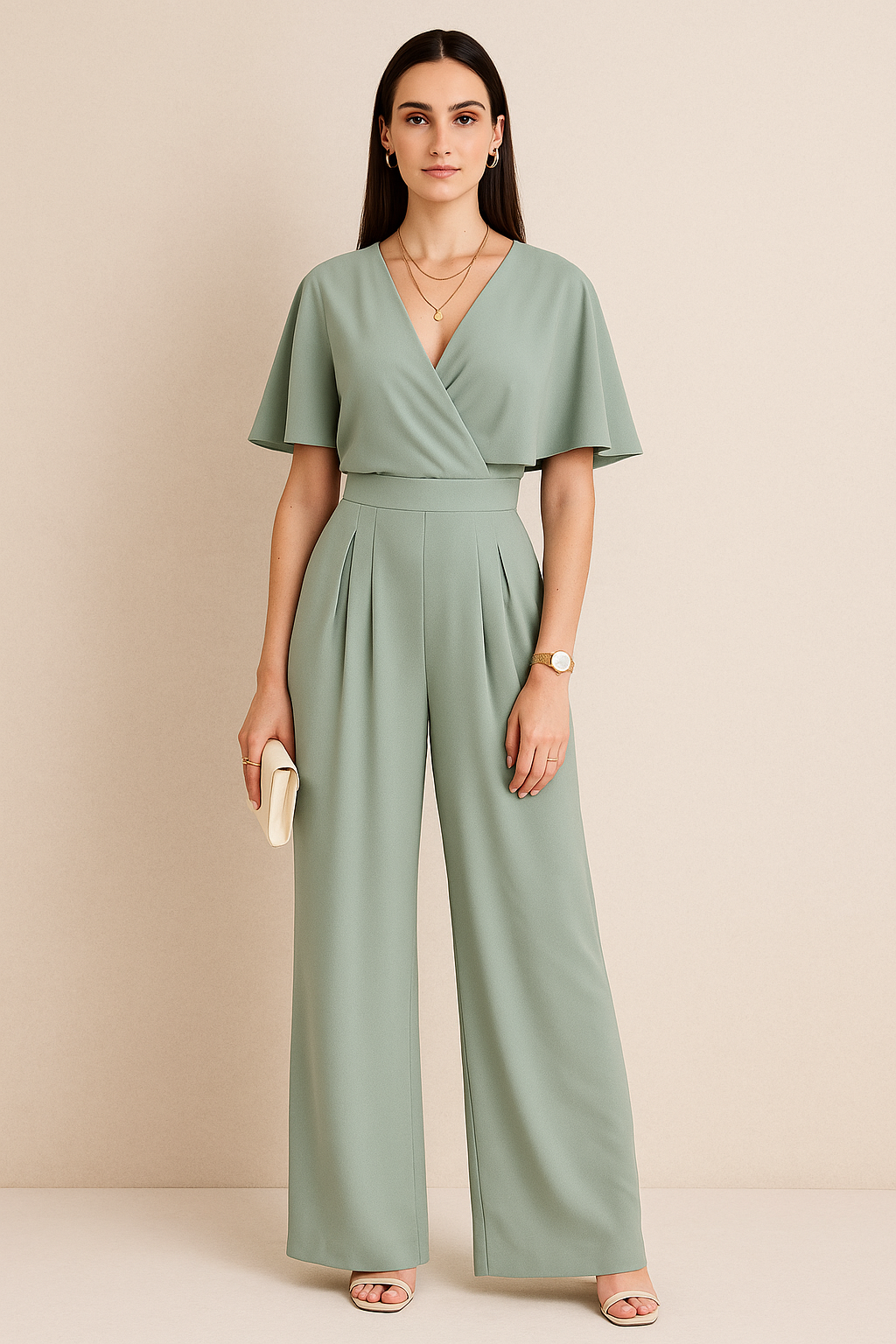 Elegant Wrap Jumpsuit