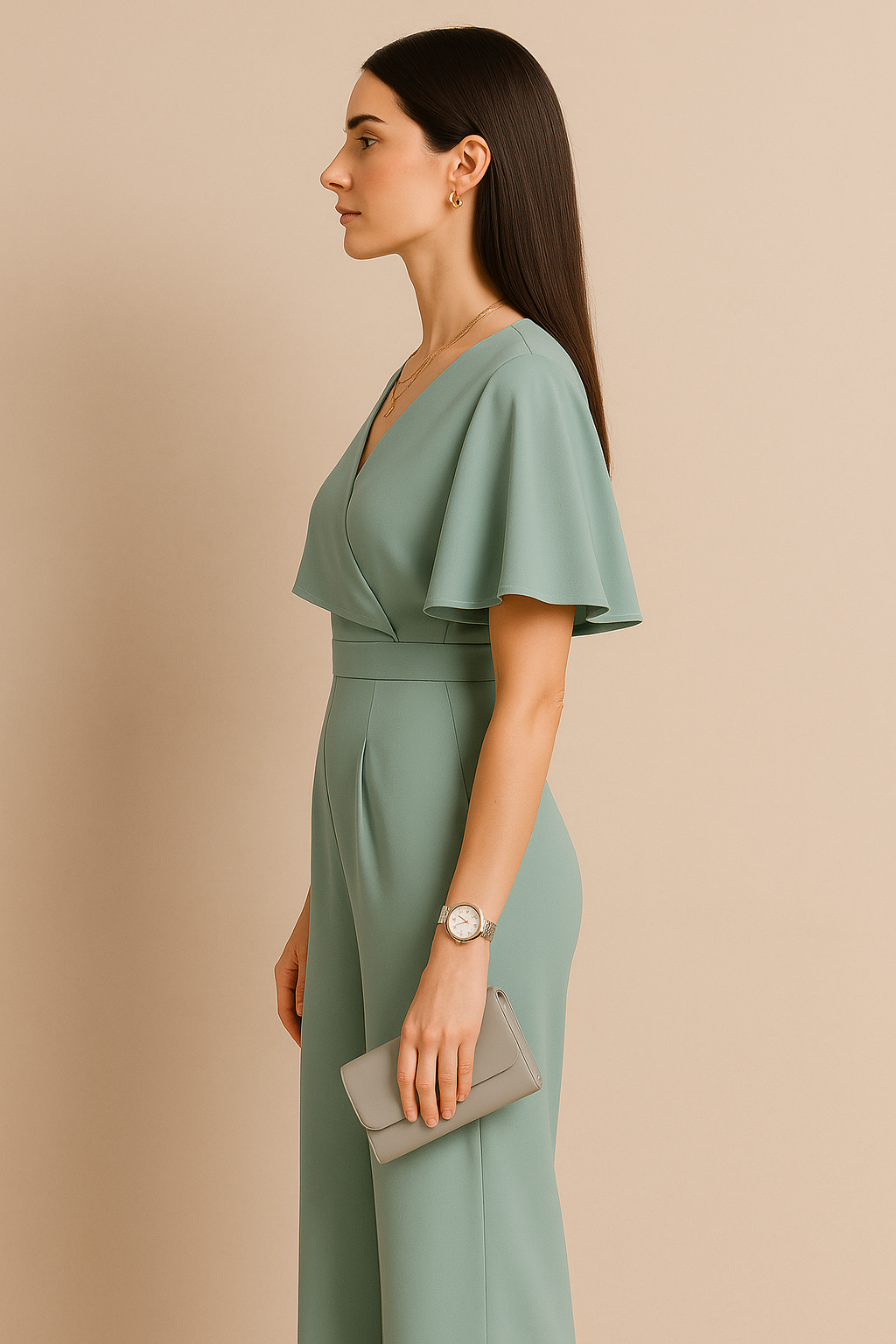 Elegant Wrap Jumpsuit