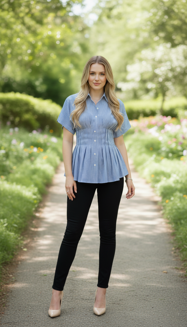 The Riviera Peplum Shirt