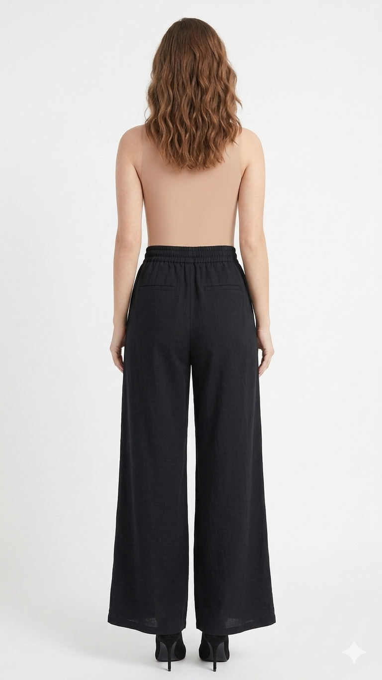 SOLID RIVERA CREPE TROUSER