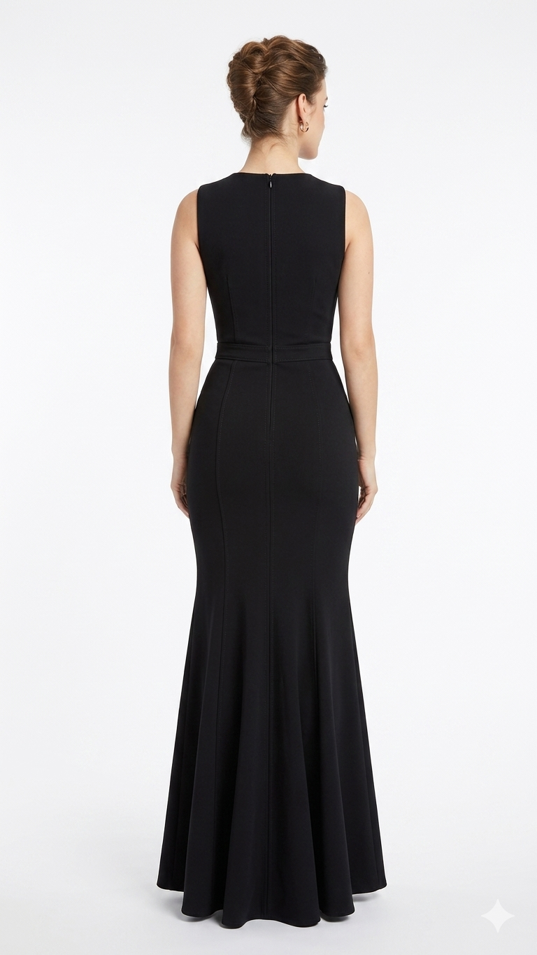 FLARED SOLID SKIRT