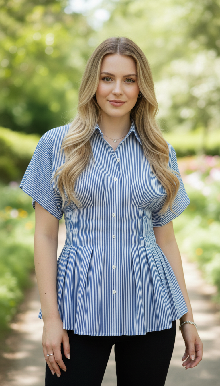 The Riviera Peplum Shirt