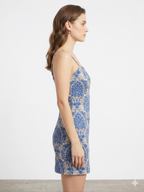 SHORT DRESS WITH GEOMETRICAL  PATTERN