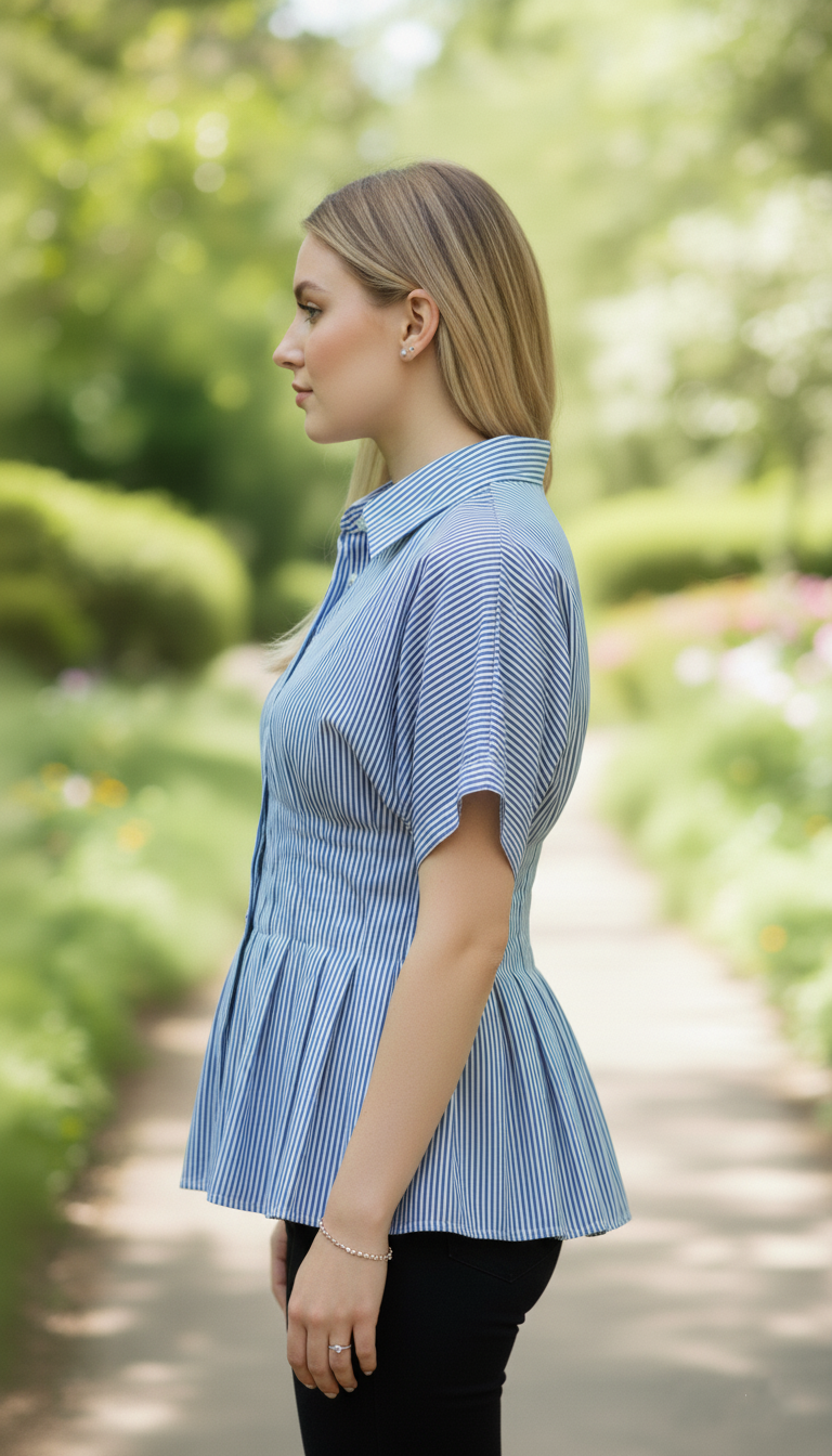 The Riviera Peplum Shirt