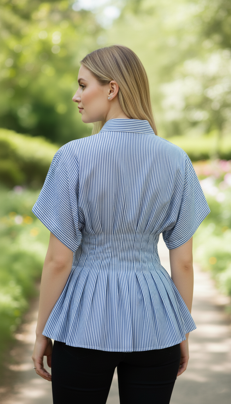 The Riviera Peplum Shirt