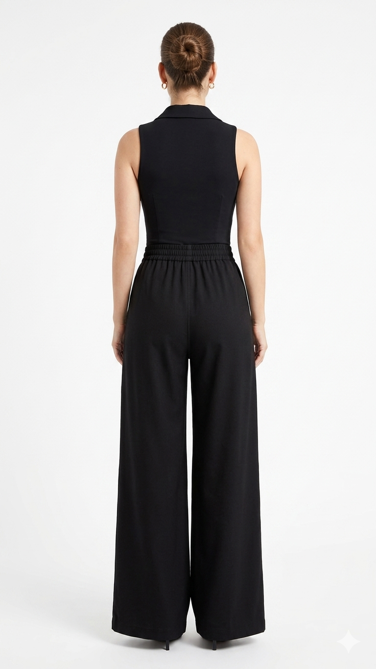 SOLID RIVERA CREPE TROUSER
