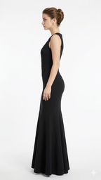 FLARED SOLID SKIRT