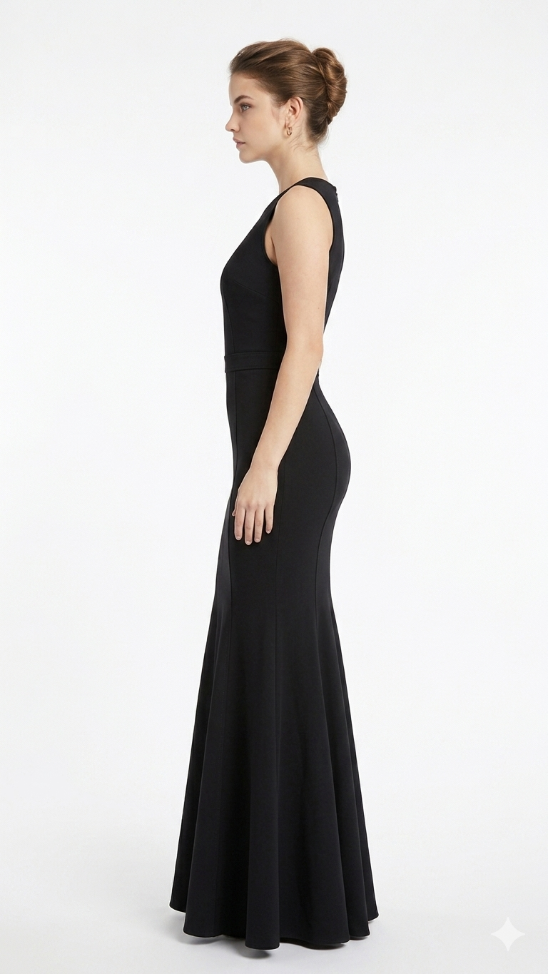 FLARED SOLID SKIRT