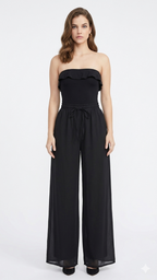 SOLID RIVERA CREPE TROUSER