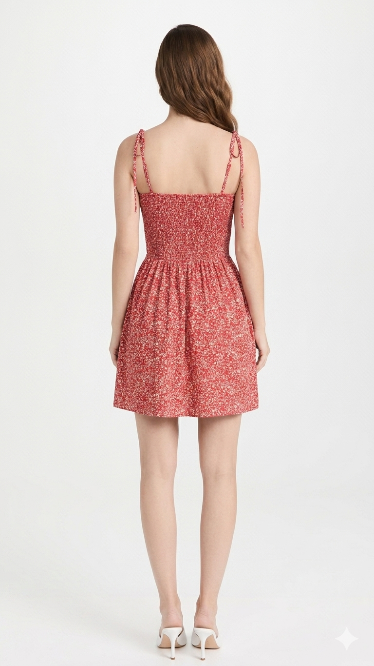 SHOULDER TIE KNOT DRESS
