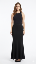 FLARED SOLID SKIRT
