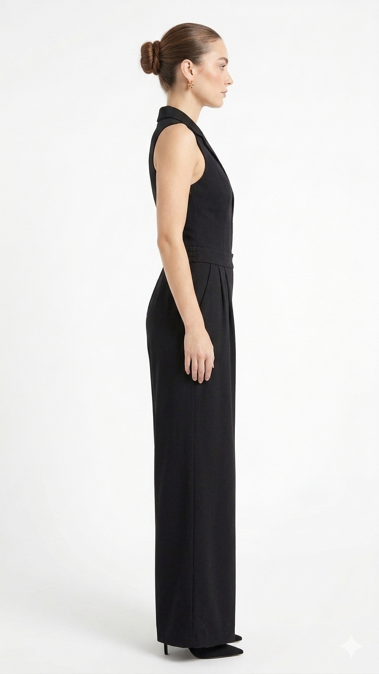 SOLID RIVERA CREPE TROUSER