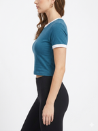 SOLID CROP TEE