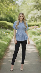 The Riviera Peplum Shirt